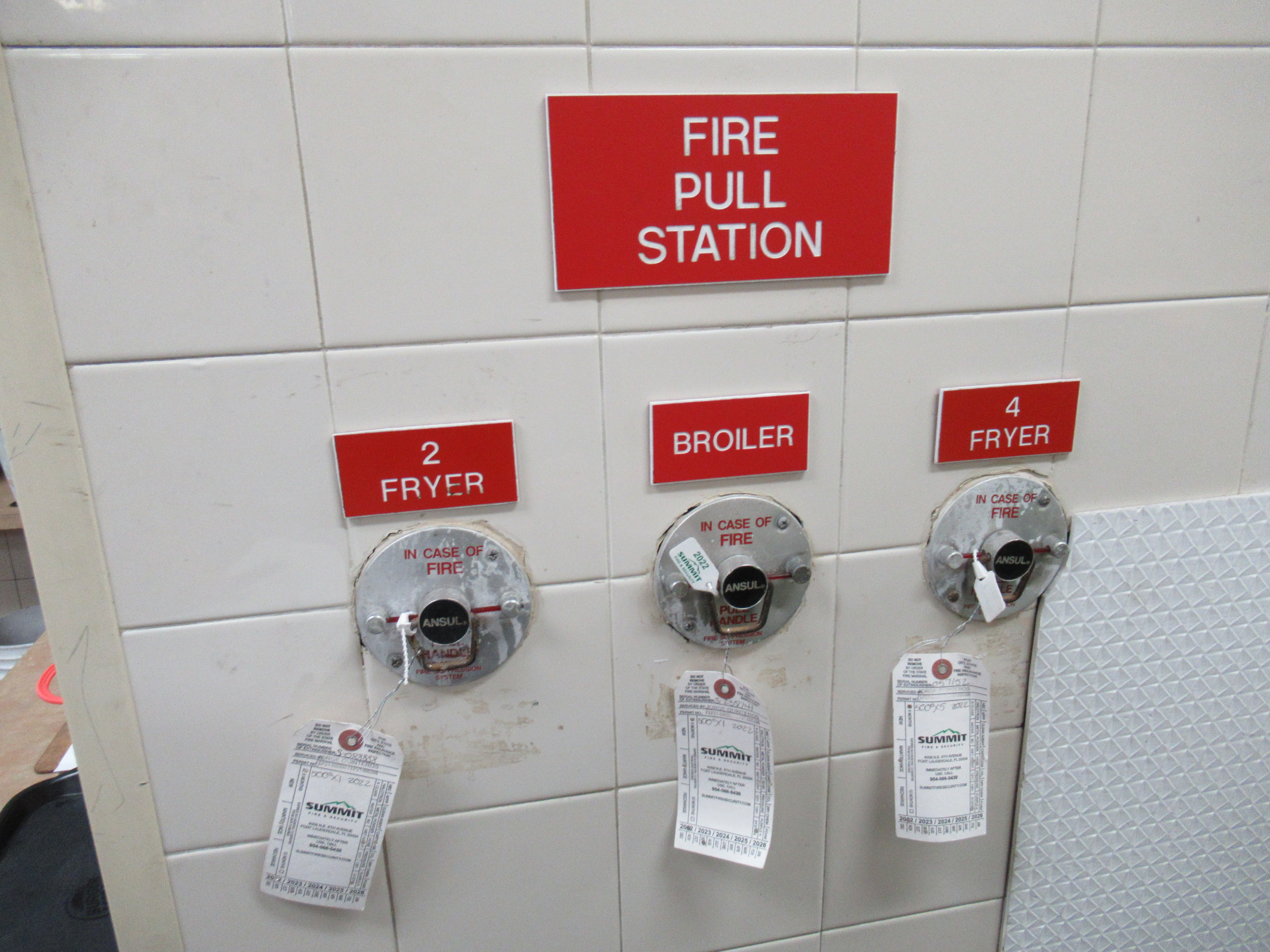 Fire Suppression Pull Stations