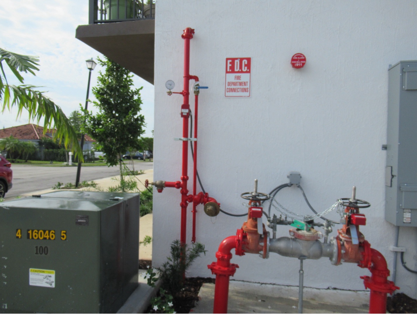 Fire Sprinkler Riser & FDC
